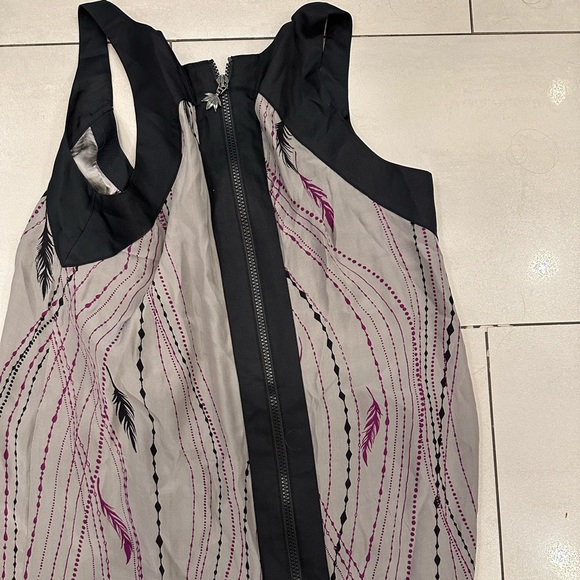 EDUN Gray Silk tank top S Gossip Girl Serena - Picture 3 of 6